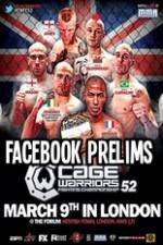 Watch Cage Warriors 52 Facebook Preliminary Fights Vodlocker