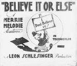 Watch Believe It or Else (Short 1939) Vodlocker