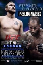 Watch UFC Fight Night 38: Gustafsson vs. Manuwa Preliminaries Vodlocker
