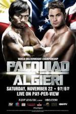 Watch Manny Pacquiao vs Chris Algieri Vodlocker