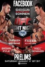 Watch UFC Fight Night 26 Facebook Prelims Vodlocker